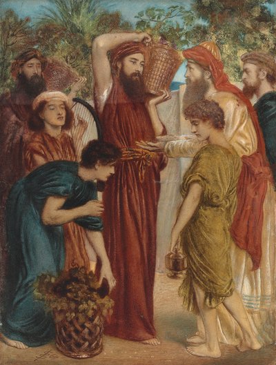 Hasadın İlk Ürünlerini Sunmak by Simeon Solomon