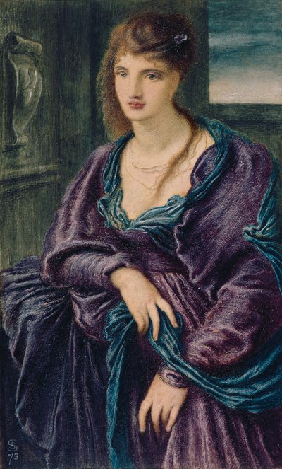 Çalışma: Kadın Figürü by Simeon Solomon