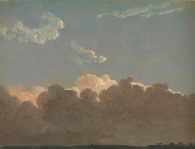 Bulut Çalışması Uzak Fırtına, ca. 1786-1806. by Simon Alexandre Clément Denis