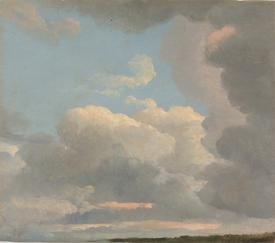 Bulut Çalışması Erken Akşam, yaklaşık. 1786-1806. by Simon Alexandre Clément Denis