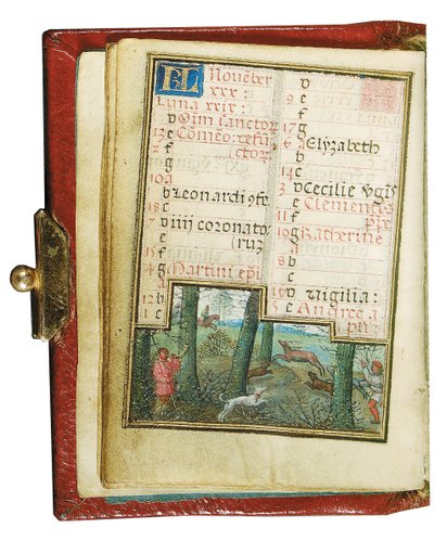 Minyatür bir Saatler Kitabından Folio, Roma, Bruges kullanımı by Simon Bening