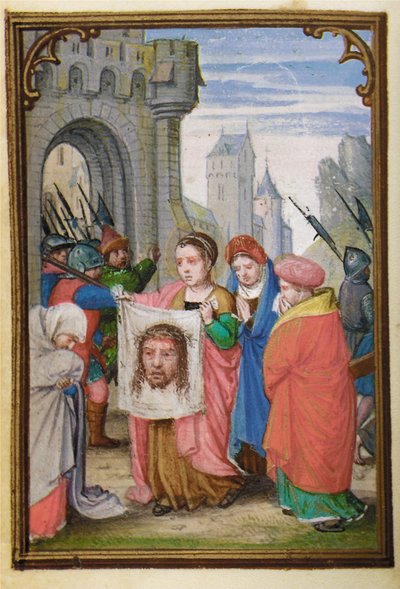 Minyatür bir Saatler Kitabından bir folyo, Roma kullanımı, Bruges, 1530-35 by Simon Bening