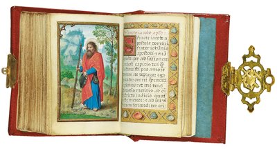 Minyatür bir Saatler Kitabından bir folyo, Roma kullanımı, Bruges, 1530-35 by Simon Bening