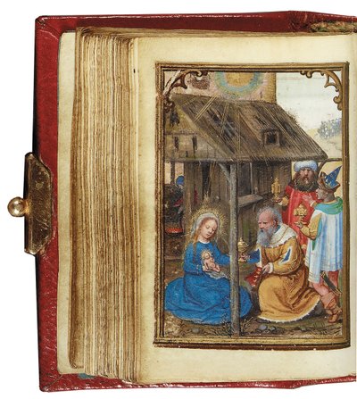 Minyatür bir Saatler Kitabından bir folyo, Roma kullanımı, Bruges, 1530-35 by Simon Bening