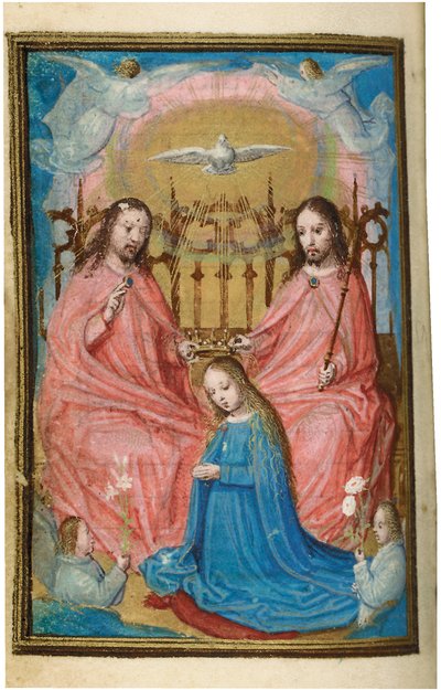 Minyatür bir Saatler Kitabından bir folyo, Roma kullanımı, Bruges, 1530-35 by Simon Bening