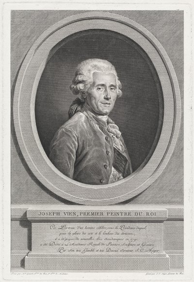 Joseph Viyana by Simon Charles Miger after Adélaïde Labille Guiard