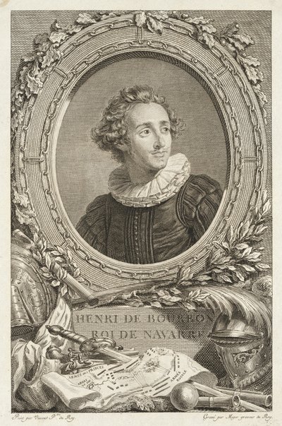 Navarre Kralı Henri de Bourbon by Simon Charles Miger after François André Vincent