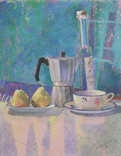 WK için Kahvaltı (kağıt üzerine pastel) by Simon Fletcher