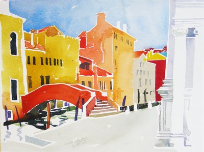 Campo S Guistina, 2006 (suluboya) by Simon Fletcher