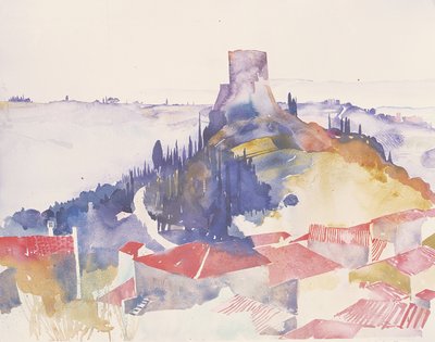 Castiglioni, İtalya, 2002 (suluboya) by Simon Fletcher