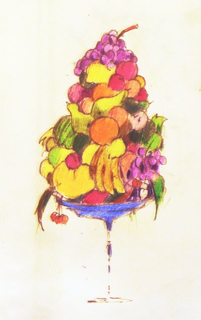 Coupe, 2005 (suluboya ve pastel boya) by Simon Fletcher