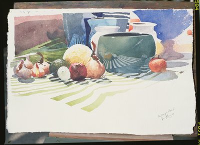 La Coupe Bleu II, 2003 (kağıt üzerine suluboya) by Simon Fletcher