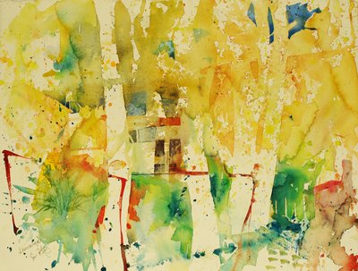 Lamalou, 2006 (suluboya) by Simon Fletcher