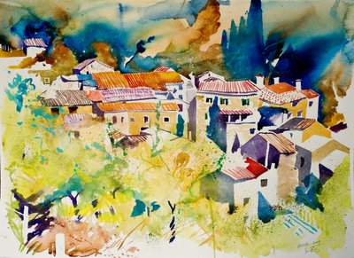 Mecle, 2009 (suluboya) by Simon Fletcher