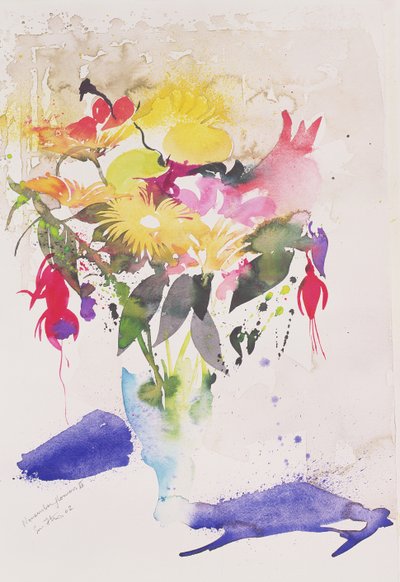 Kasım Çiçekleri II, 2002 (suluboya) by Simon Fletcher