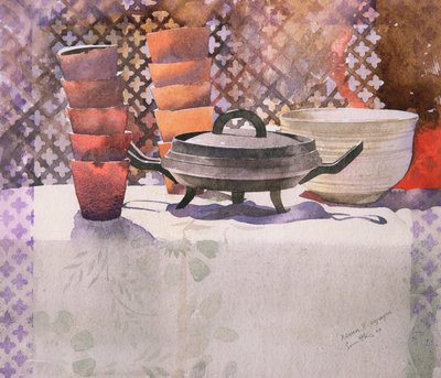 Xema Espagne, 2000 (suluboya) by Simon Fletcher
