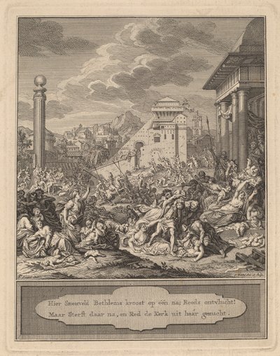 Sabine Kadınlarına Tecavüz by Simon Fokke after Bernard Picart