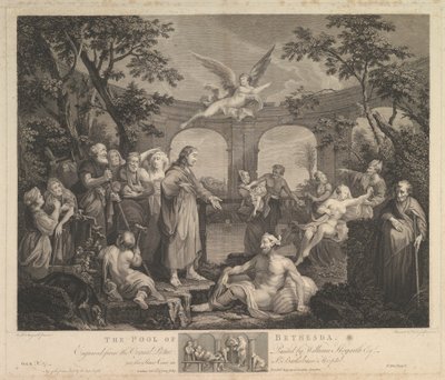 The Pool of Bethesda St. John, Bölüm 5, 24 Şubat 1772 by Simon Francois Ravenet