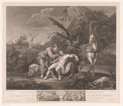 İyi Samiriyeli benzetmesi The Good Samaritan (nesnedeki başlık) by Simon François Ravenet (le vieux)