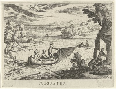 Ağustos Ağustos (nesne üzerindeki başlık) On iki ay (dizi başlığı) by Simon Frisius