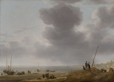 Sahil Manzaralı, 1643 by Simon Jacobsz. Vlieger