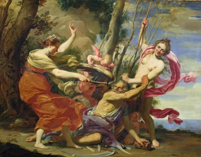 Gençlik ve Güzelliğin Yendiği Zaman by Simon Vouet