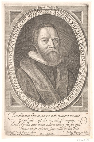 Piskopos Jesper Rasmussen Brochmand by Simon de Pas