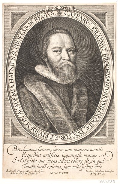 Piskopos Jesper Rasmussen Brochmand by Simon de Pas