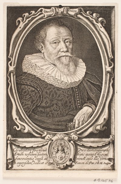 Christopher Iversen, kraliyet faiz memuru by Simon de Pas
