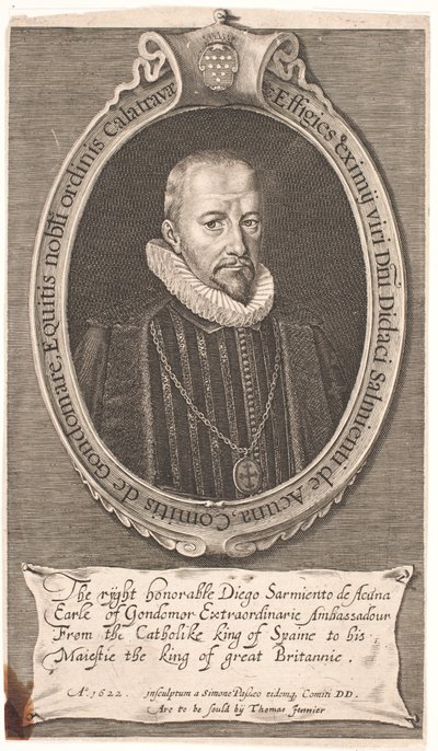 Diego Sarmiento de Acuna, Godomar Kontu. Londra