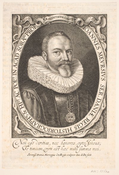 Johannes Meursius, kraliyet tarihçisi by Simon de Pas