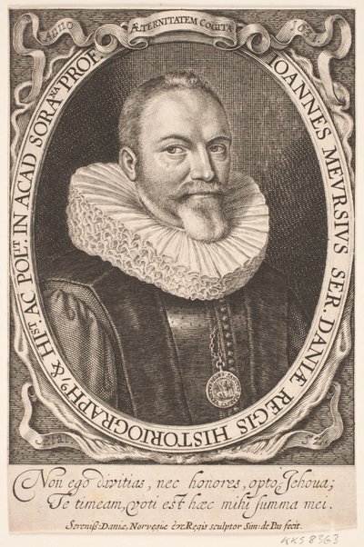 Johannes Meursius, kraliyet tarihçisi by Simon de Pas