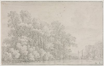 Nehir Manzarası by Simon de Vlieger