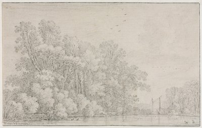 Nehir Manzarası, c. 1650. by Simon de Vlieger