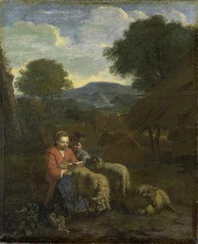 Çoban Kız Okuma by Simon van der Does