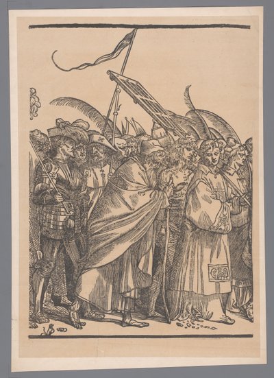 De Triomf van Christus baskı serisinin ikinci bölümünün Joos Lambrecht'ten sonraki reprodüksiyonu by Simonau and Toovey