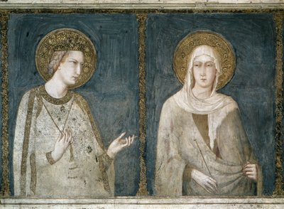Macaristan Aziz Elizabeth (veya Thüringen) by Simone Martini