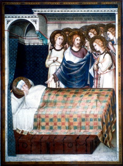 Aziz Martin Rüyası, 14. yüzyıl. by Simone Martini