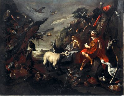 Orphee ve Hayvanlar Sinibaldo Scorza (1589-1631) Sun tarafından Entourage