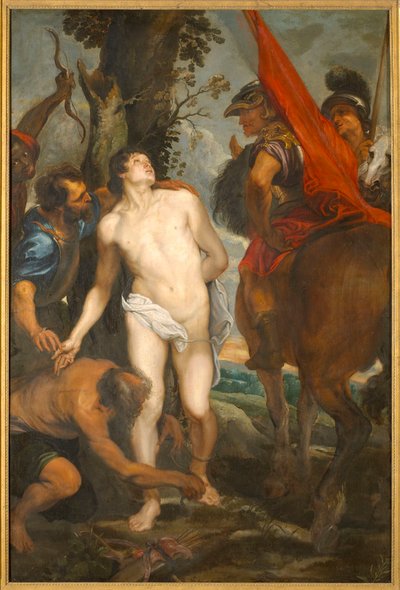 Şehitlik için Aziz Sebastian Bound, c. 1620. by Sir Anthony van Dyck