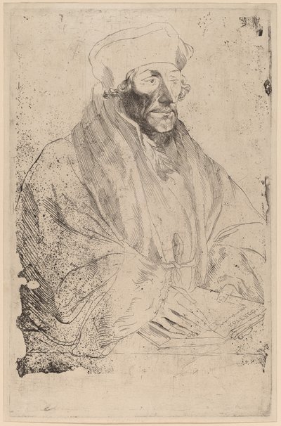 Rotterdam Erasmusu by Sir Anthony van Dyck after Hans Holbein the Younger