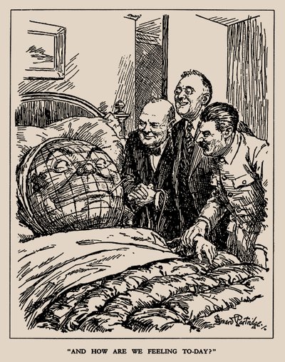 Ve bugün nasıl hissediyoruz, 1945. by Sir Bernard Partridge