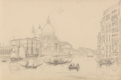 Tirol ve İtalya'da 30 Görünümden oluşan Albüm: St. Maria della Salute Kilisesi 10 Kasım 1840 by Sir Charles D