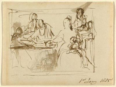 Bir Aile Grubu by Sir David Wilkie