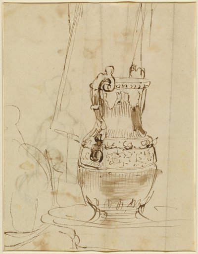 Süslü bir ibrik [rekto] by Sir David Wilkie
