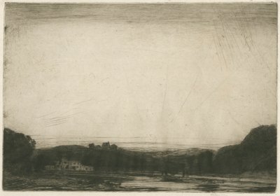 A Valley of the Ardennes [Belçika Seti: No. 10] by Sir David Young Cameron