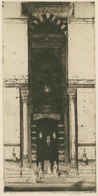 Cami Kapısı, Kahire by Sir David Young Cameron