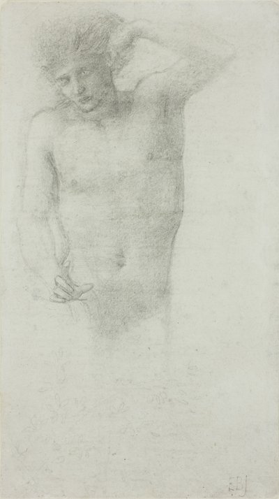 erkek çıplak by Sir Edward Burne Jones