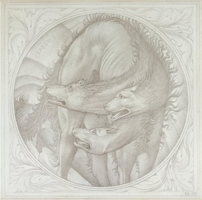 Cerberus, 1872-1875 by Sir Edward Coley Burne Jones