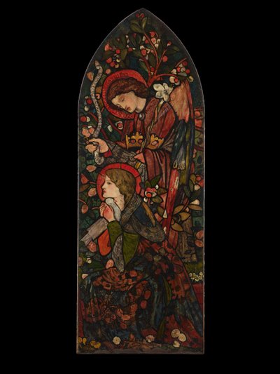 Müjde, 1857. by Sir Edward Coley Burne Jones